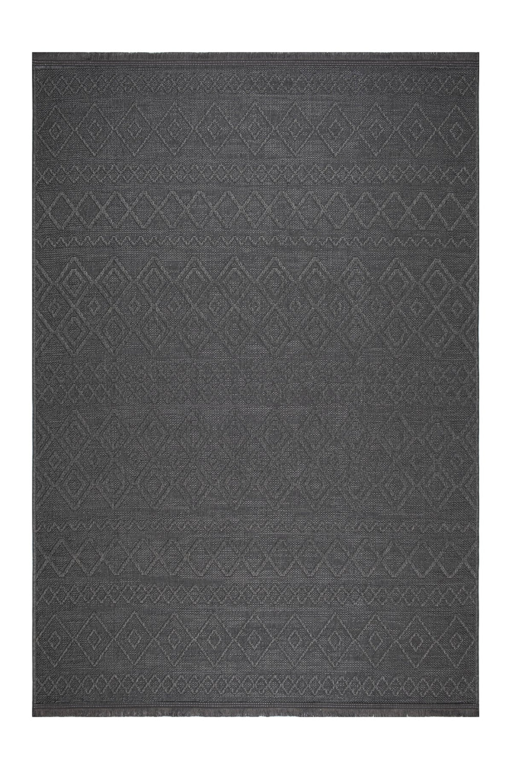 Simba SM01 Anthracite Modern Sisal Halı görsel 1
