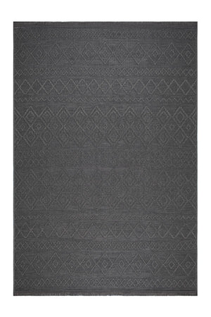 Simba SM01 Anthracite Modern Sisal Halı görsel 2