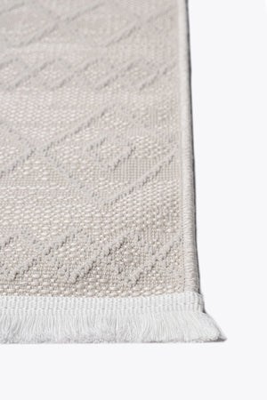 Simba SM01 White Modern Sisal Halı görsel 4
