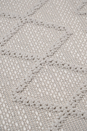 Simba SM01 White Modern Sisal Halı görsel 5