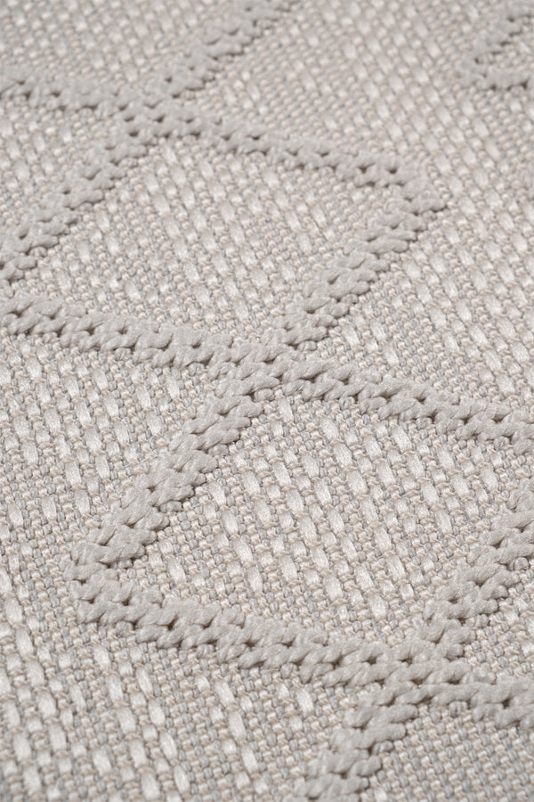 Simba SM01 White Modern Sisal Halı görsel 5