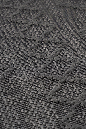 Simba SM01 Anthracite Modern Sisal Halı görsel 5