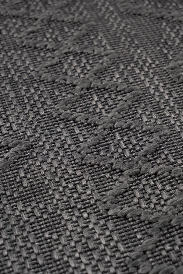 Simba SM01 Anthracite Modern Sisal Halı görsel 5