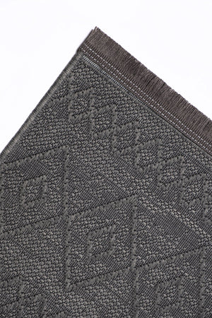 Simba SM01 Anthracite Modern Sisal Halı görsel 6