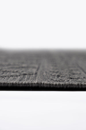 Simba SM01 Anthracite Modern Sisal Halı görsel 7