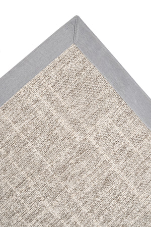 Look LK02 Grey Pamuk Bordür 07 Grey Salon Koridor Mutfak Sisal Halı görsel 4