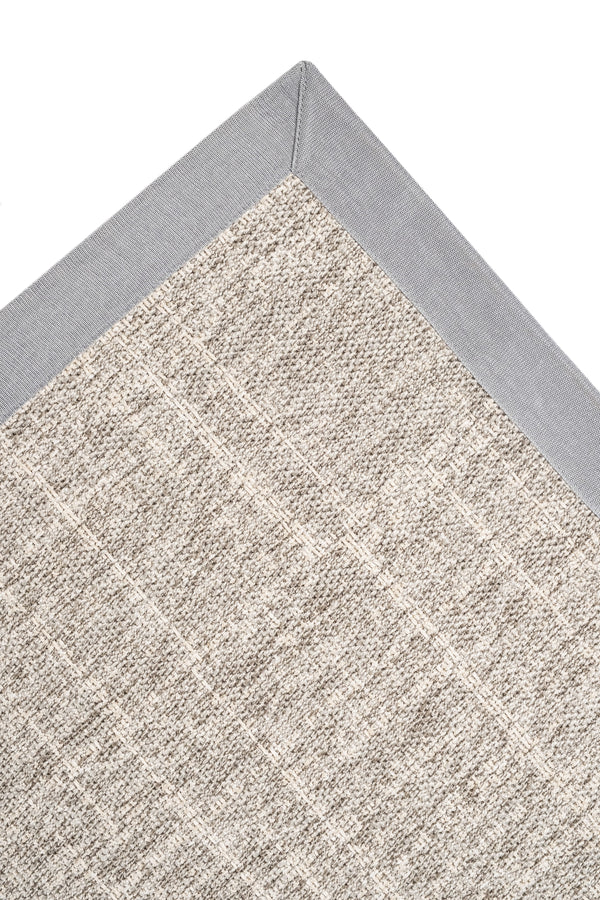 Look LK02 Grey Pamuk Bordür 07 Grey Salon Koridor Mutfak Sisal Halı görsel 4
