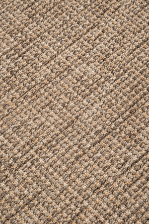 Judy JD03 Sand Pamuk Bordür 10 Black Salon Koridor Mutfak Sisal Halı görsel 5