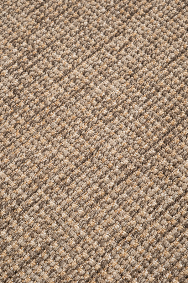 Judy JD03 Sand Pamuk Bordür 10 Black Salon Koridor Mutfak Sisal Halı görsel 5