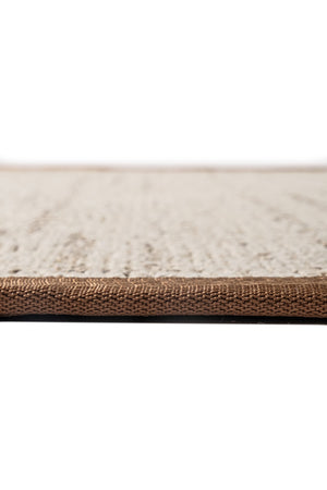 Look LK01 Cream Pamuk Bordür 04 Dark Beige Salon Koridor Mutfak Sisal Halı görsel 7