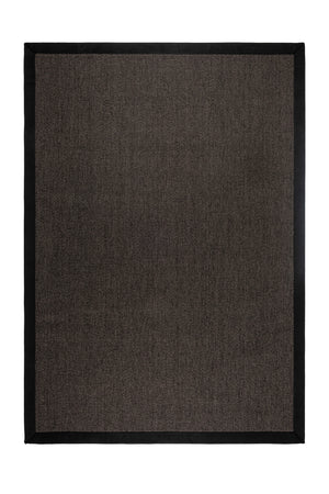 Suit SU04 Anthracite Pamuk Bordür 10 Black Salon Koridor Mutfak Sisal Halı görsel 2