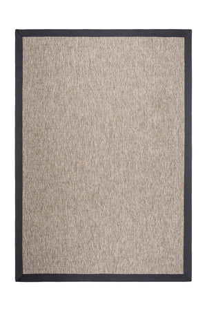 Judy JD02 Natural Pamuk Bordür 08 Anthracite Salon Koridor Mutfak Sisal Halı görsel 2