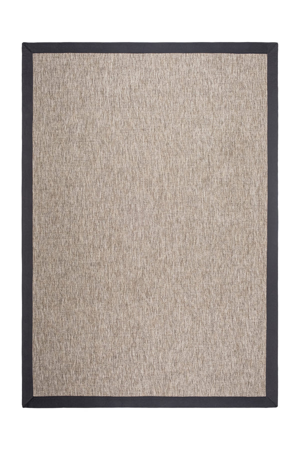 Judy JD02 Natural Pamuk Bordür 08 Anthracite Salon Koridor Mutfak Sisal Halı görsel 2