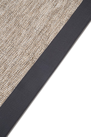 Judy JD02 Natural Pamuk Bordür 08 Anthracite Salon Koridor Mutfak Sisal Halı görsel 5