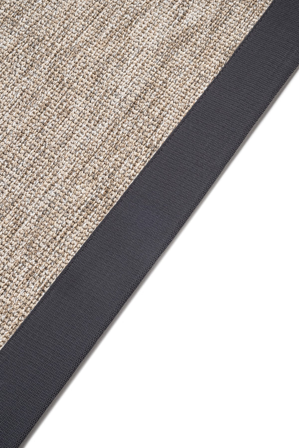 Judy JD02 Natural Pamuk Bordür 08 Anthracite Salon Koridor Mutfak Sisal Halı görsel 5