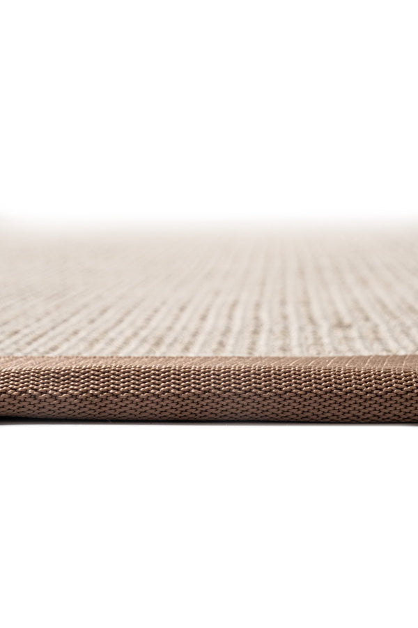Judy JD01 Cream Pamuk Bordür 05 Light Brown Salon Koridor Mutfak Sisal Halı görsel 7