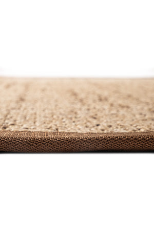 Look LK03 Jut Pamuk Bordür 04 Dark Beige Salon Koridor Mutfak Sisal Halı görsel 7