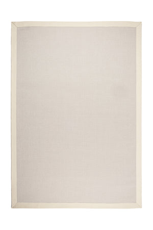 Suit SU01 Cream Pamuk Bordür 01 White Salon Koridor Mutfak Sisal Halı görsel 2