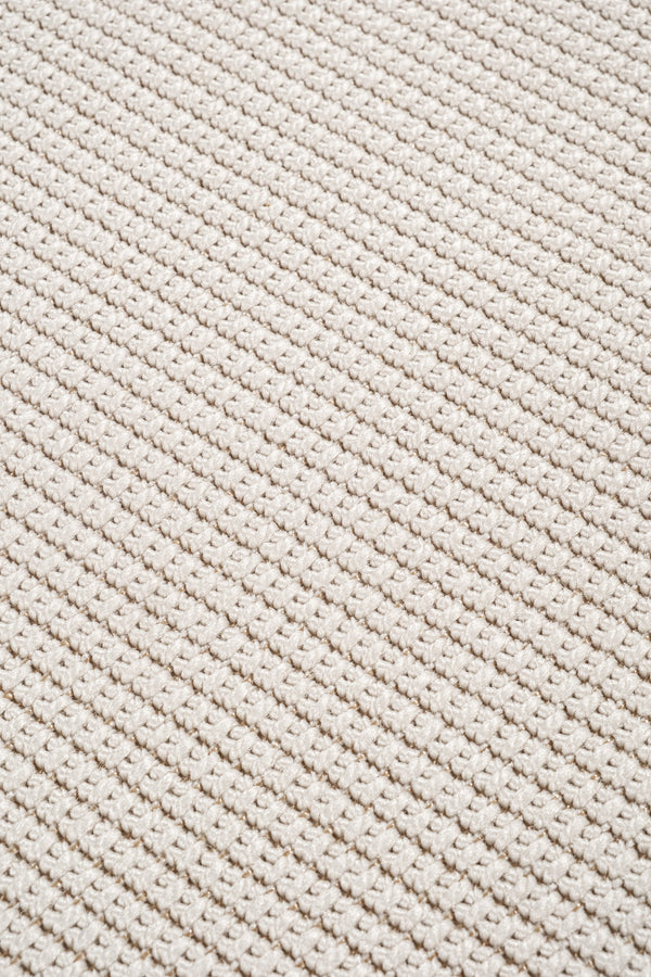 Suit SU01 Cream Pamuk Bordür 01 White Salon Koridor Mutfak Sisal Halı görsel 6