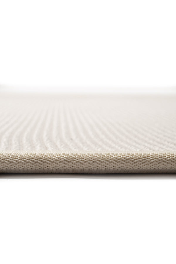 Suit SU01 Cream Pamuk Bordür 01 White Salon Koridor Mutfak Sisal Halı görsel 7