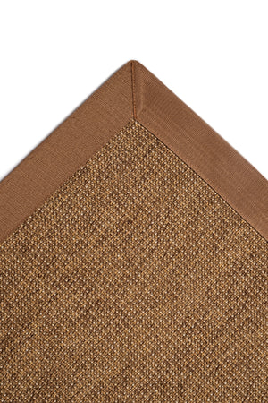 Suit SU05 Brown Pamuk Bordür 04 Dark Beige Salon Koridor Mutfak Sisal Halı görsel 3