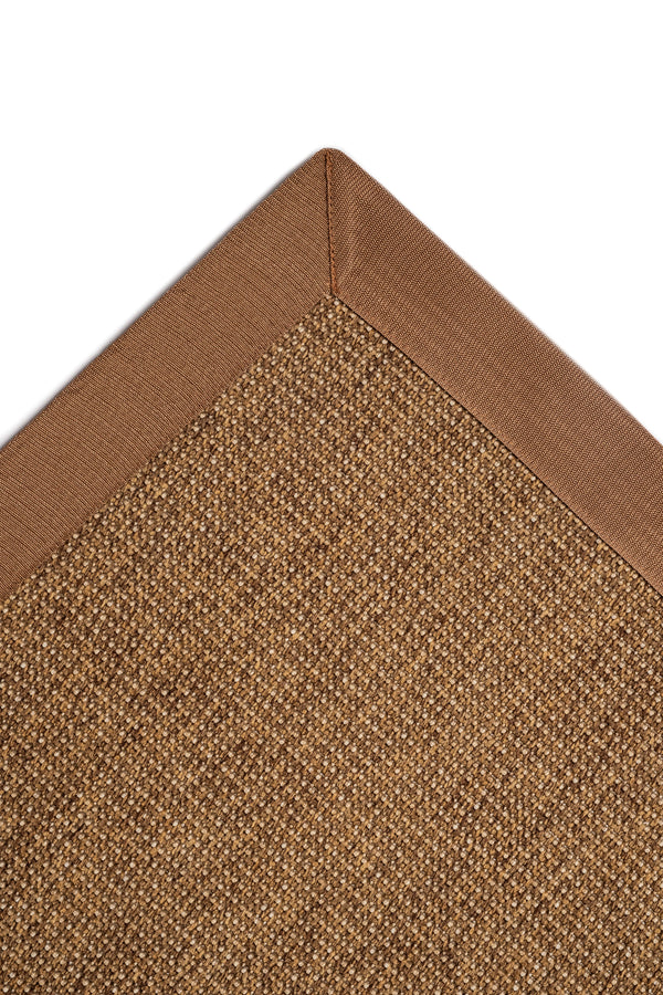Suit SU05 Brown Pamuk Bordür 04 Dark Beige Salon Koridor Mutfak Sisal Halı görsel 3