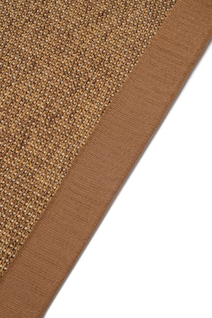Suit SU05 Brown Pamuk Bordür 04 Dark Beige Salon Koridor Mutfak Sisal Halı görsel 5