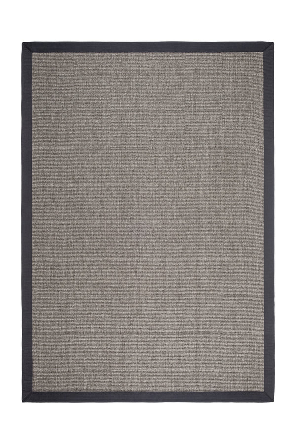 Suit SU02 Grey Pamuk Bordür 08 Anthracite Salon Koridor Mutfak Sisal Halı görsel 2