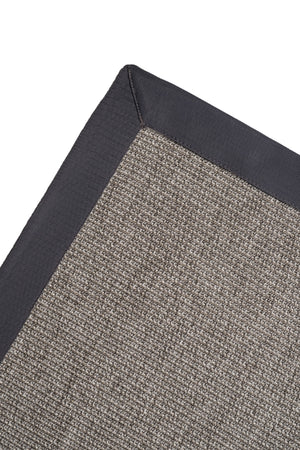 Suit SU02 Grey Pamuk Bordür 08 Anthracite Salon Koridor Mutfak Sisal Halı görsel 3