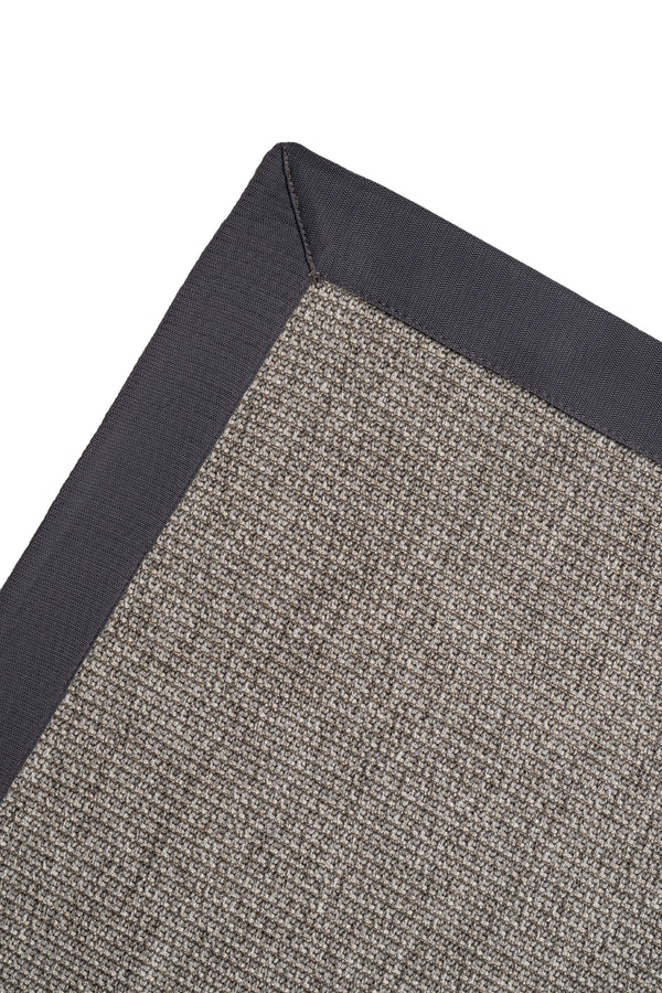 Suit SU02 Grey Pamuk Bordür 08 Anthracite Salon Koridor Mutfak Sisal Halı görsel 3