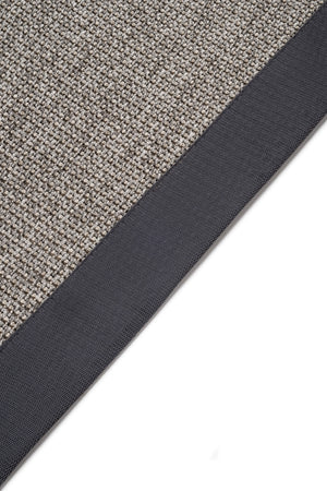 Suit SU02 Grey Pamuk Bordür 08 Anthracite Salon Koridor Mutfak Sisal Halı görsel 5