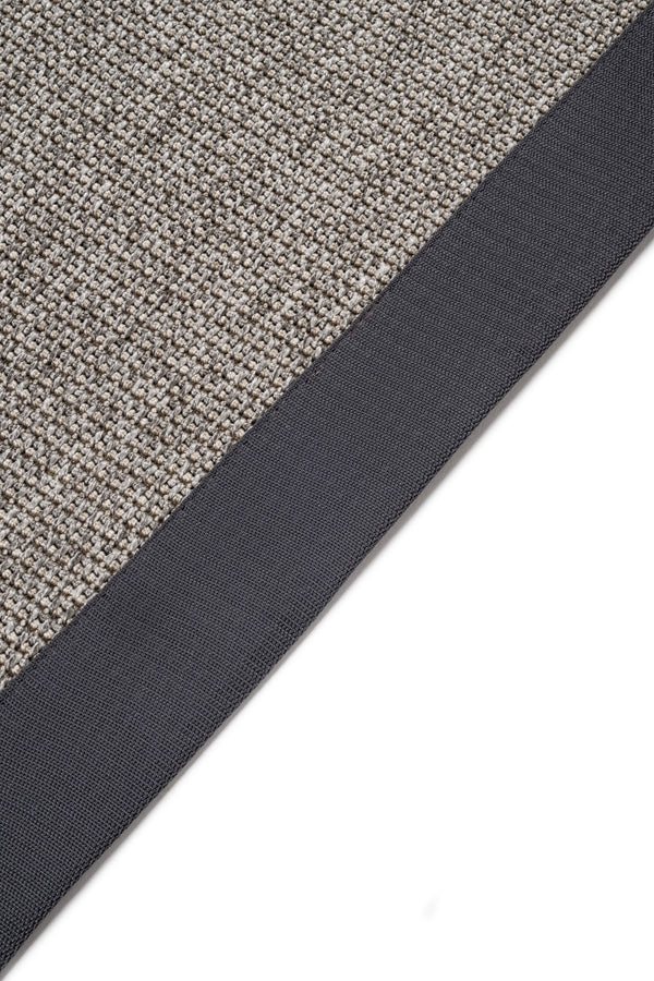Suit SU02 Grey Pamuk Bordür 08 Anthracite Salon Koridor Mutfak Sisal Halı görsel 5