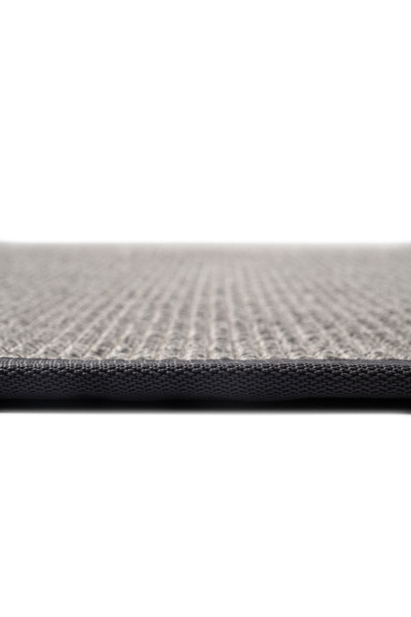 Suit SU02 Grey Pamuk Bordür 08 Anthracite Salon Koridor Mutfak Sisal Halı görsel 7