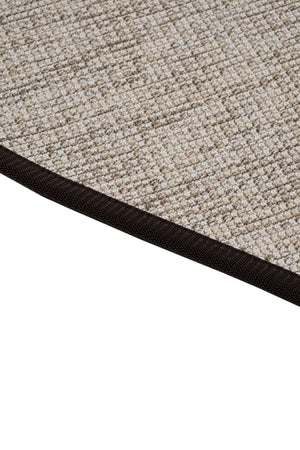 Canvas 2 Suit SU02 Grey Pamuk Bordür 10 Black Amorf Sisal Halı görsel 3