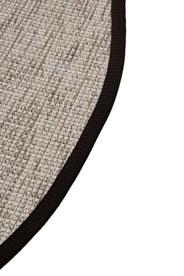 Canvas 2 Suit SU02 Grey Pamuk Bordür 10 Black Amorf Sisal Halı görsel 4