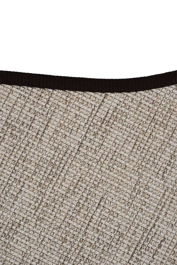Canvas 2 Suit SU02 Grey Pamuk Bordür 10 Black Amorf Sisal Halı görsel 5