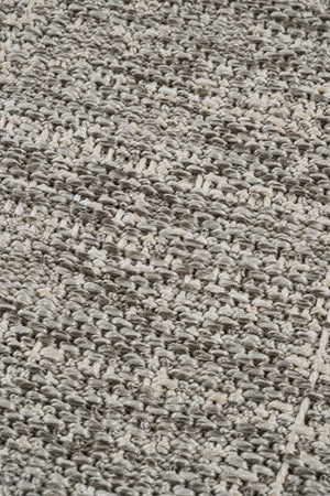 Canvas 4 Look LK02 Grey Pamuk Bordür 10 Black Amorf Sisal Halı görsel 4