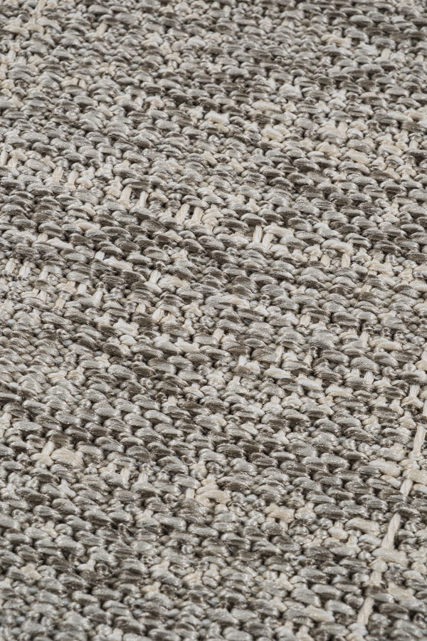 Canvas 4 Look LK02 Grey Pamuk Bordür 10 Black Amorf Sisal Halı görsel 4