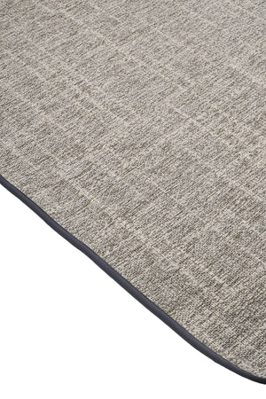 Canvas 4 Look LK02 Grey Pamuk Bordür 10 Black Amorf Sisal Halı görsel 8