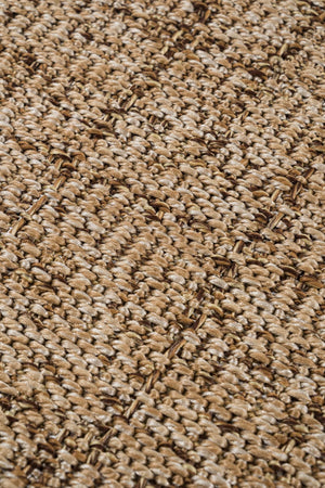 Canvas 1 Look LK03 Jut Pamuk Bordür 04 Dark Beige Amorf Sisal Halı görsel 8