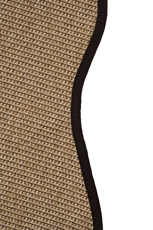 Canvas 2 Suit SU03 Jut Pamuk Bordür 10 Black Amorf Sisal Halı görsel 4