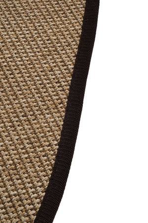 Canvas 2 Suit SU03 Jut Pamuk Bordür 10 Black Amorf Sisal Halı görsel 5