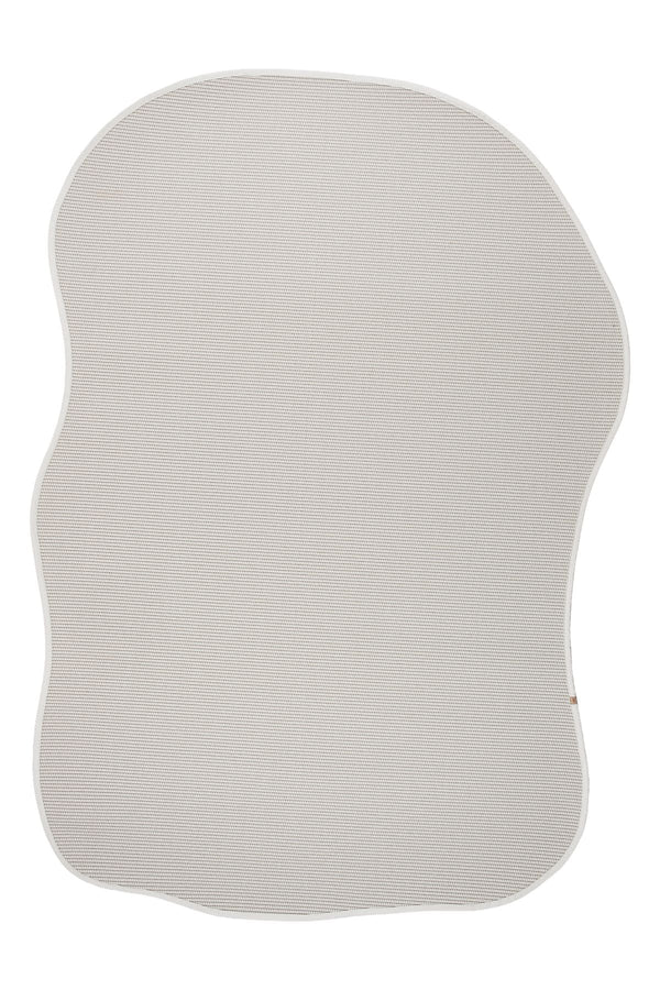 Canvas 3 Suit SU01 Cream Pamuk Bordür 01 White Amorf Sisal Halı görsel 2