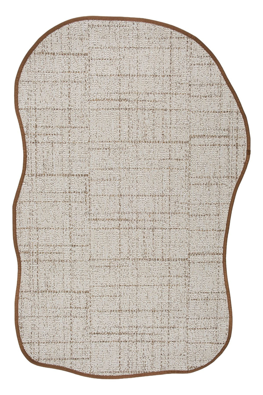 Canvas 3 Look LK01 Cream Pamuk Bordür 04 Dark Beige Amorf Sisal Halı görsel 1