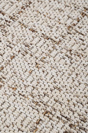 Canvas 3 Look LK01 Cream Pamuk Bordür 04 Dark Beige Amorf Sisal Halı görsel 5