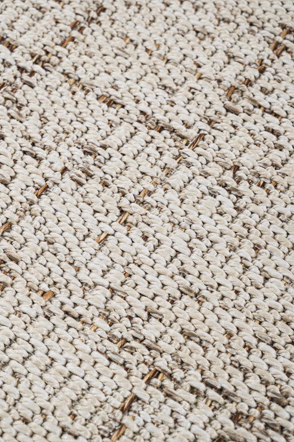 Canvas 3 Look LK01 Cream Pamuk Bordür 04 Dark Beige Amorf Sisal Halı görsel 5