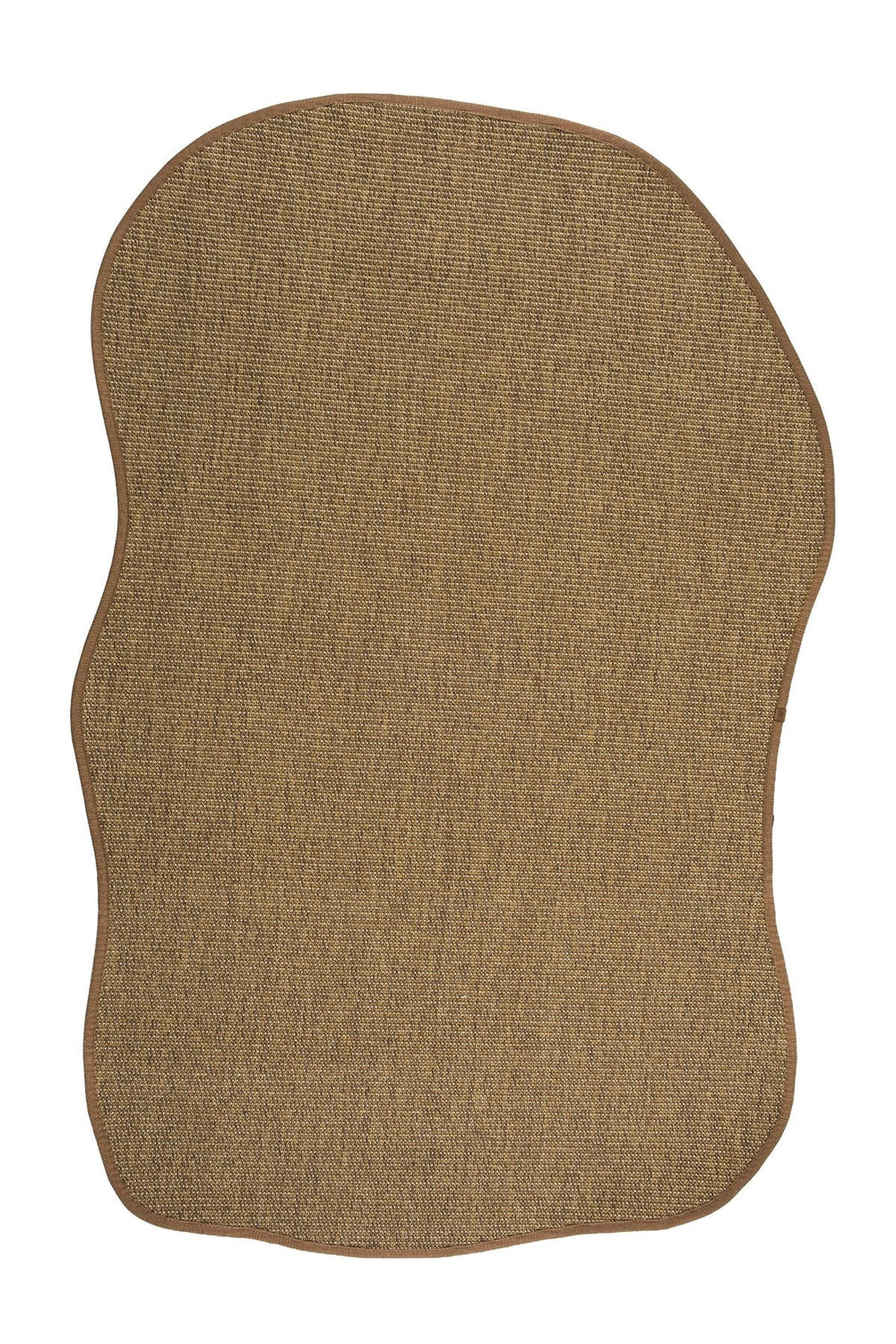 Canvas 3 Suit SU05 Brown Pamuk Bordür 04 Dark Beige Amorf Sisal Halı görsel 1