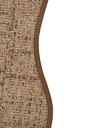 Canvas 4 Look LK03 Jut Pamuk Bordür 04 Dark Beige Amorf Sisal Halı görsel 3