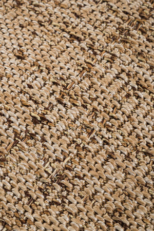 Canvas 4 Look LK03 Jut Pamuk Bordür 04 Dark Beige Amorf Sisal Halı görsel 5