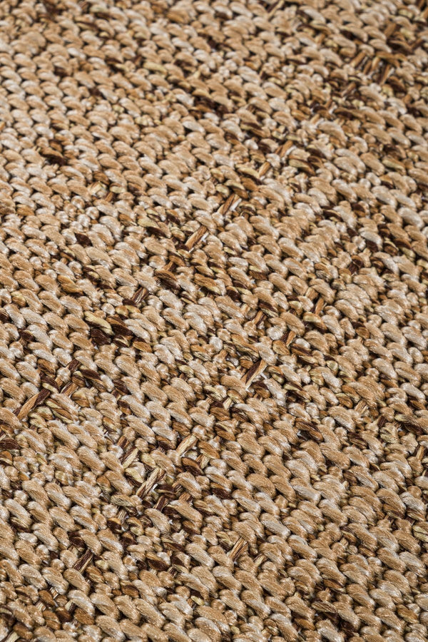 Canvas 4 Look LK03 Jut Pamuk Bordür 04 Dark Beige Amorf Sisal Halı görsel 5